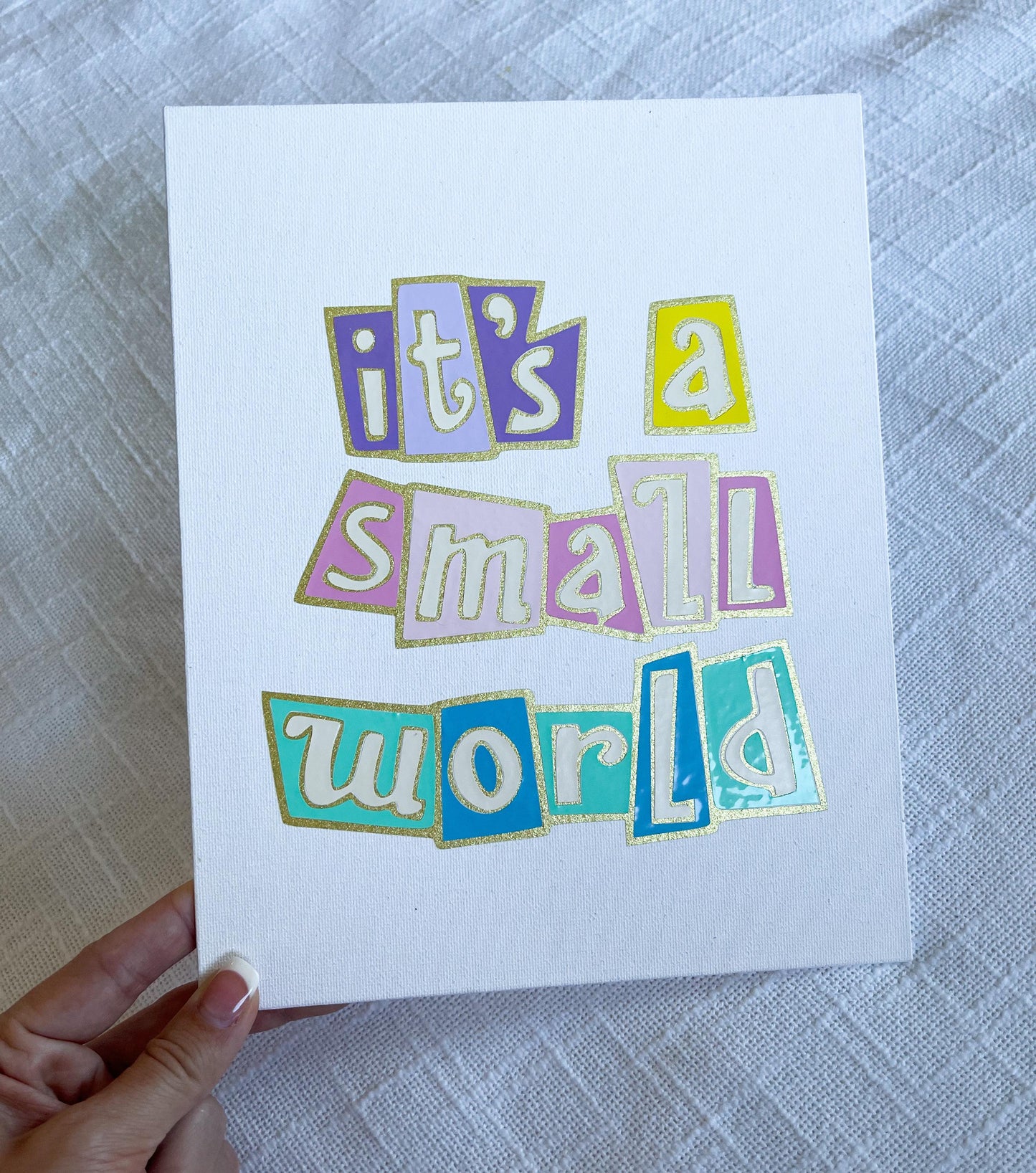 Its a Small World Canvas Art