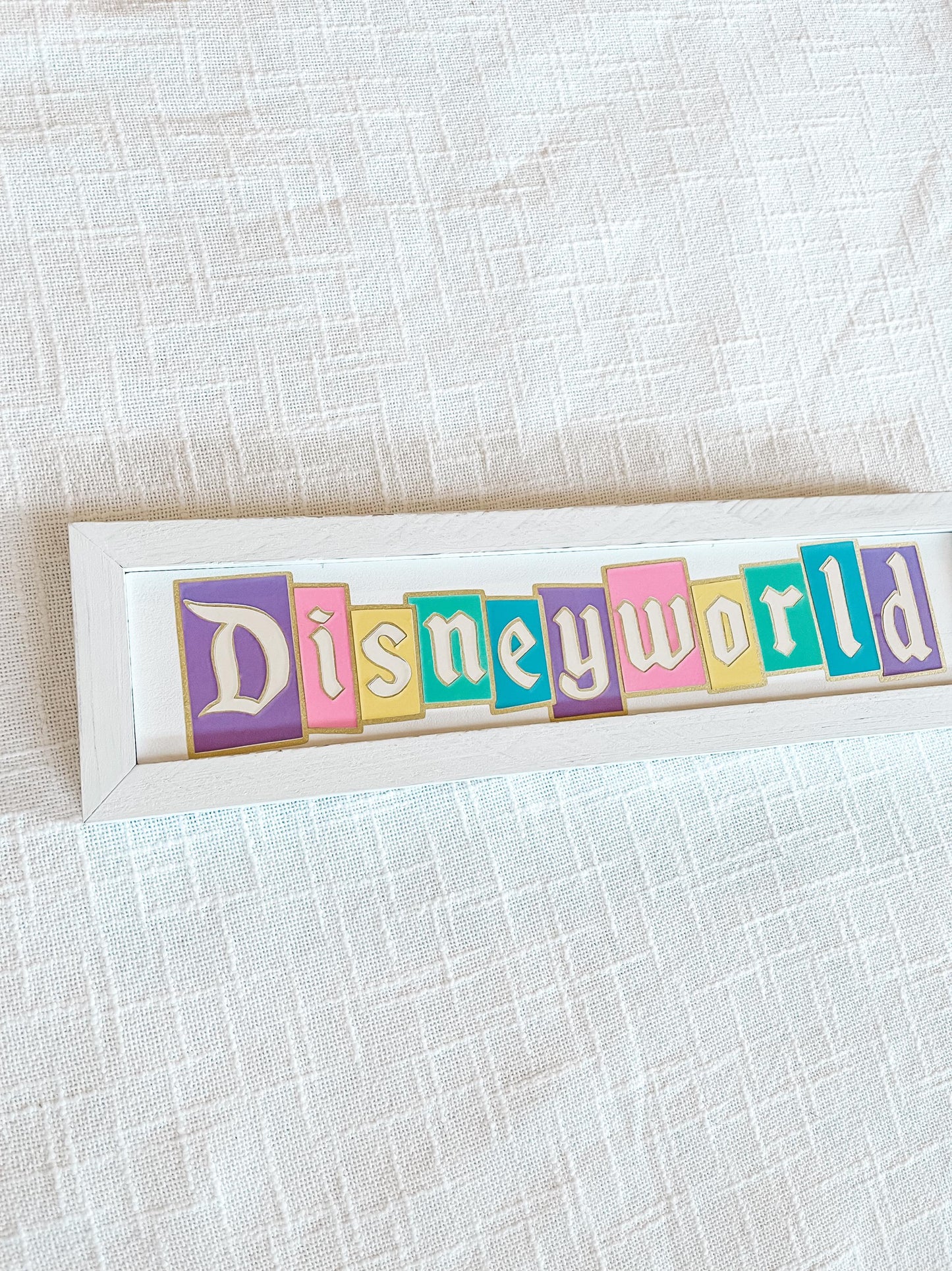 Disneyworld Wood Sign