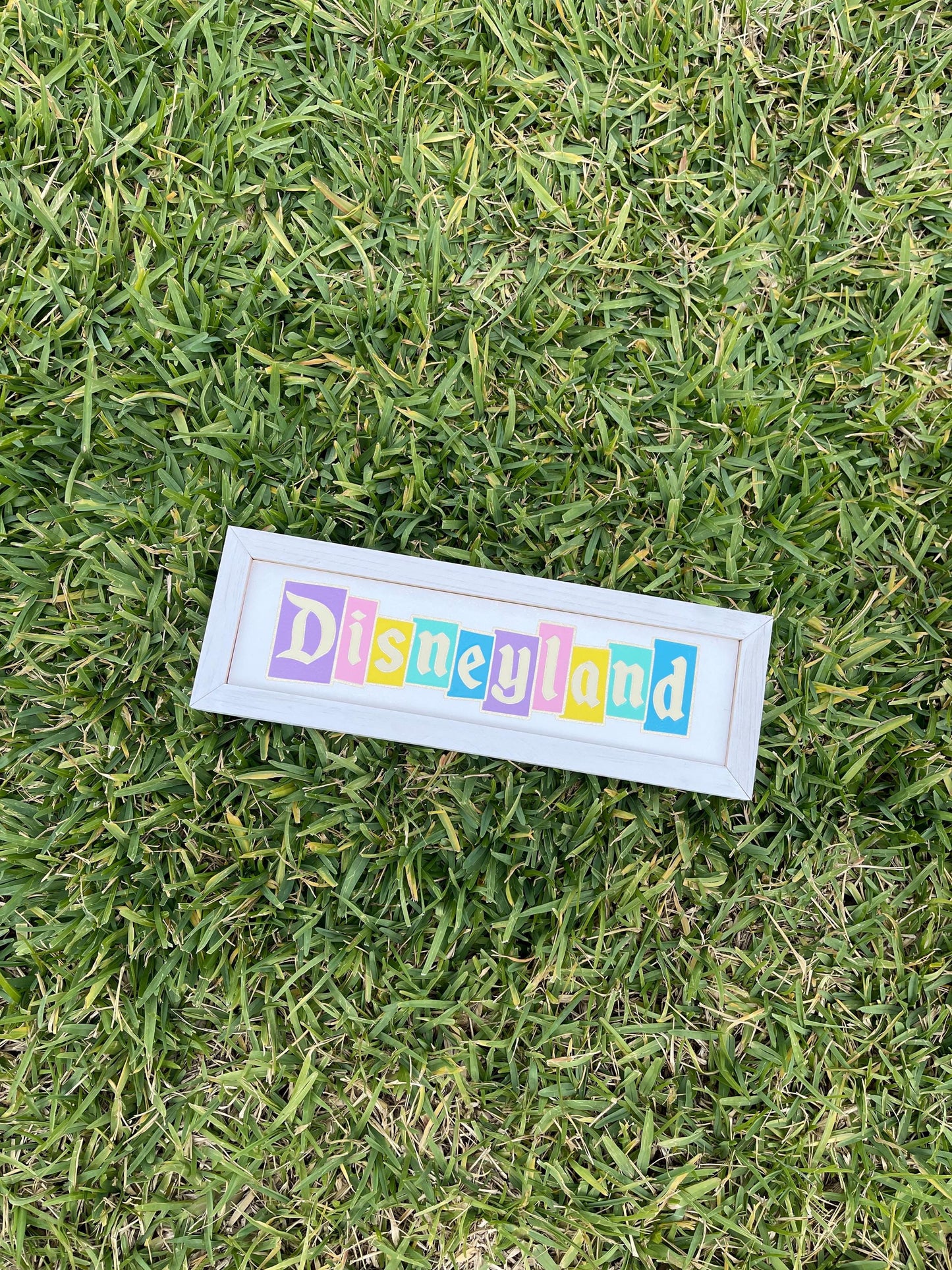 Disneyland Wood Sign