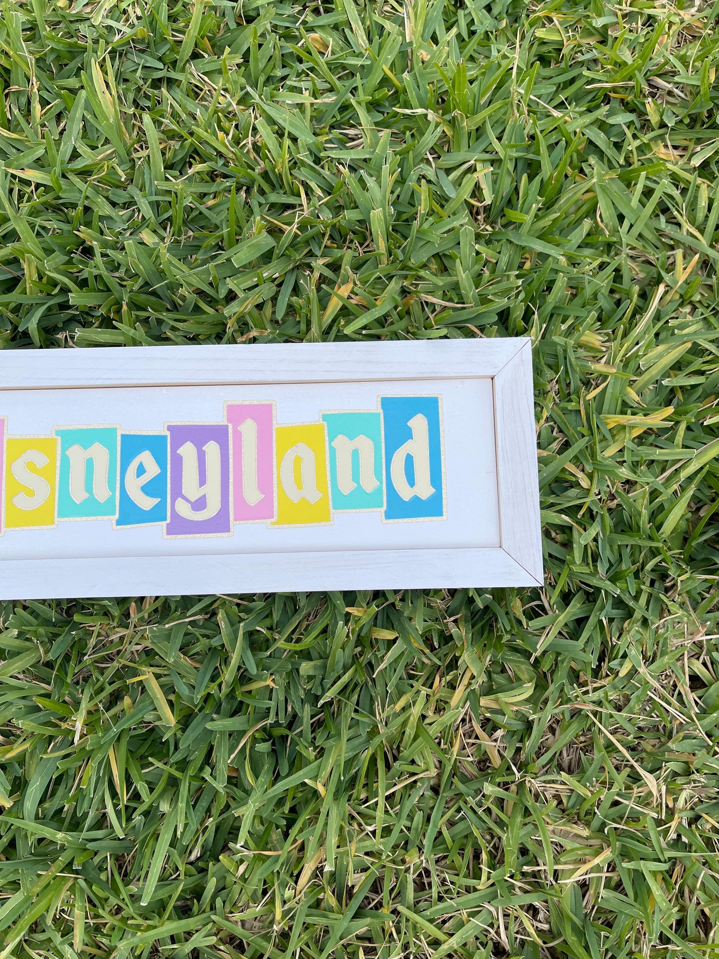 Disneyland Wood Sign