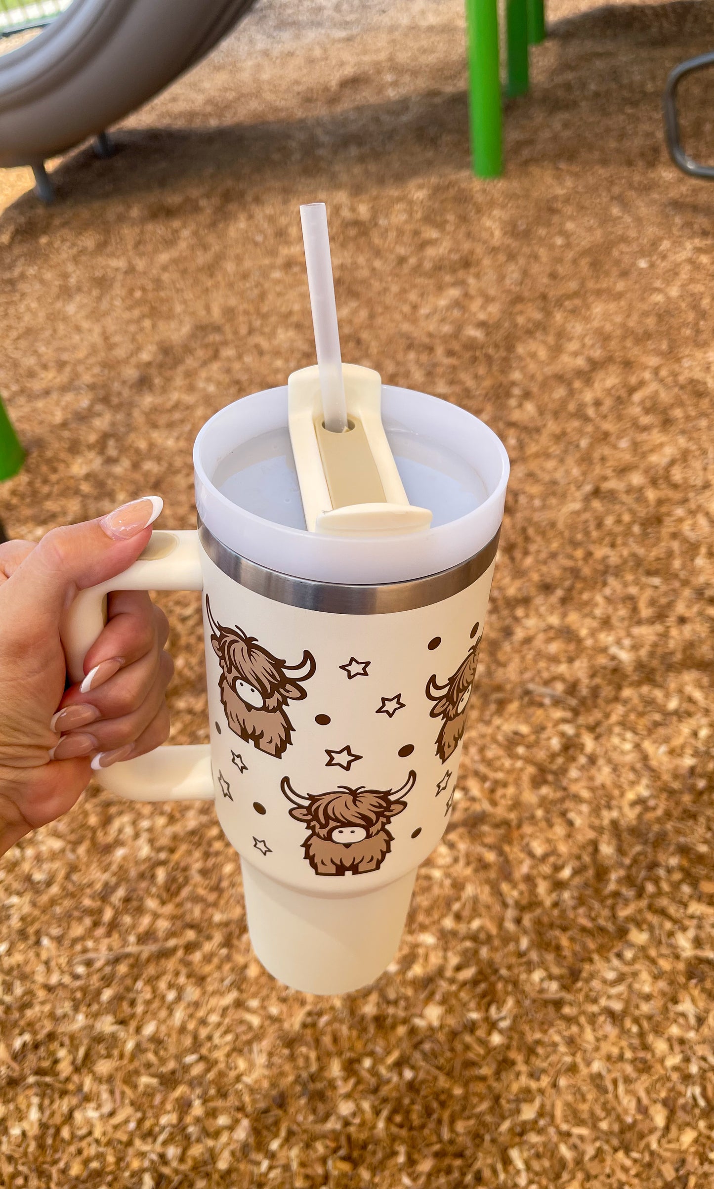 Highland Cow 40 oz Tumbler
