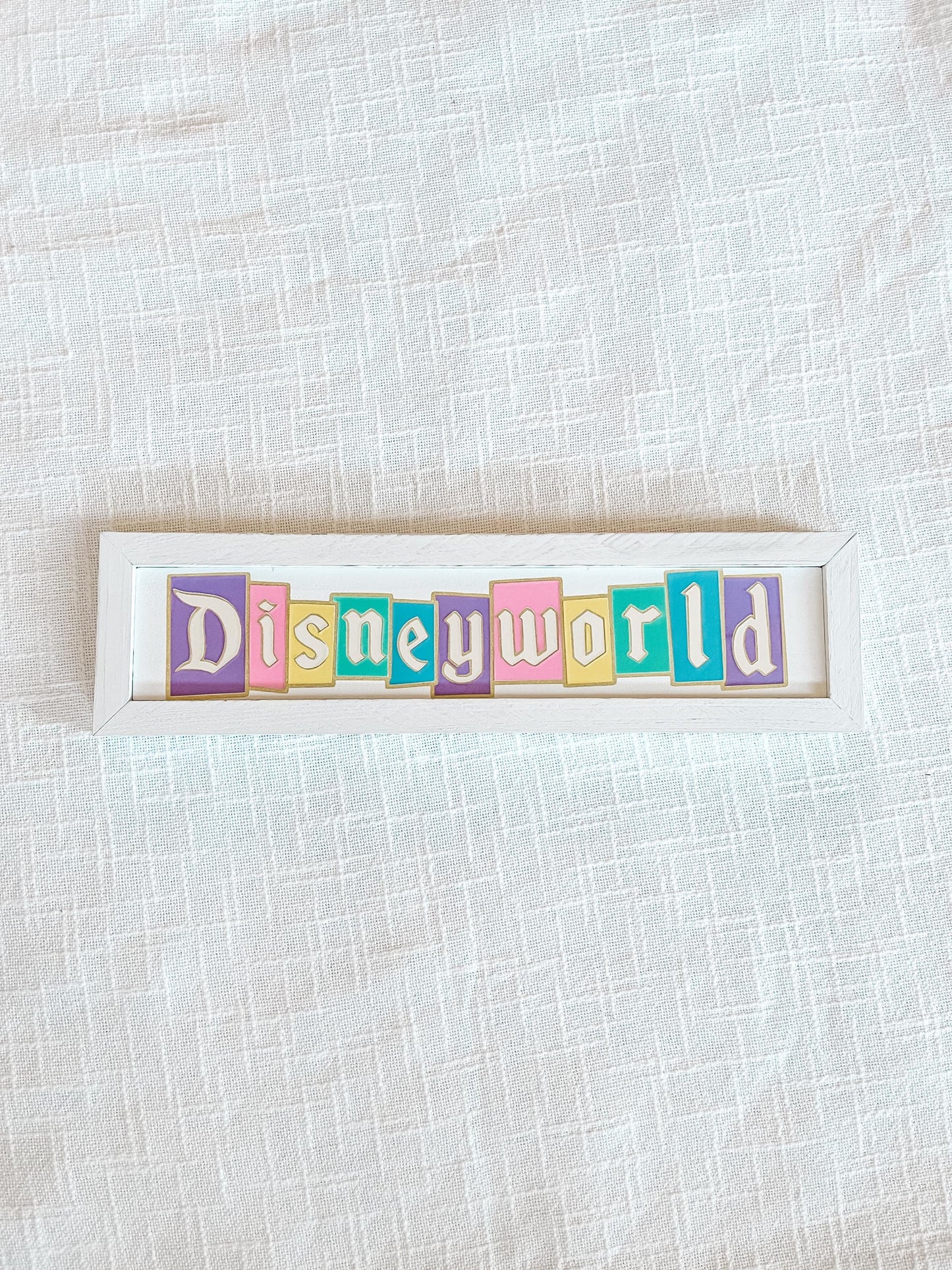 Disneyworld Wood Sign