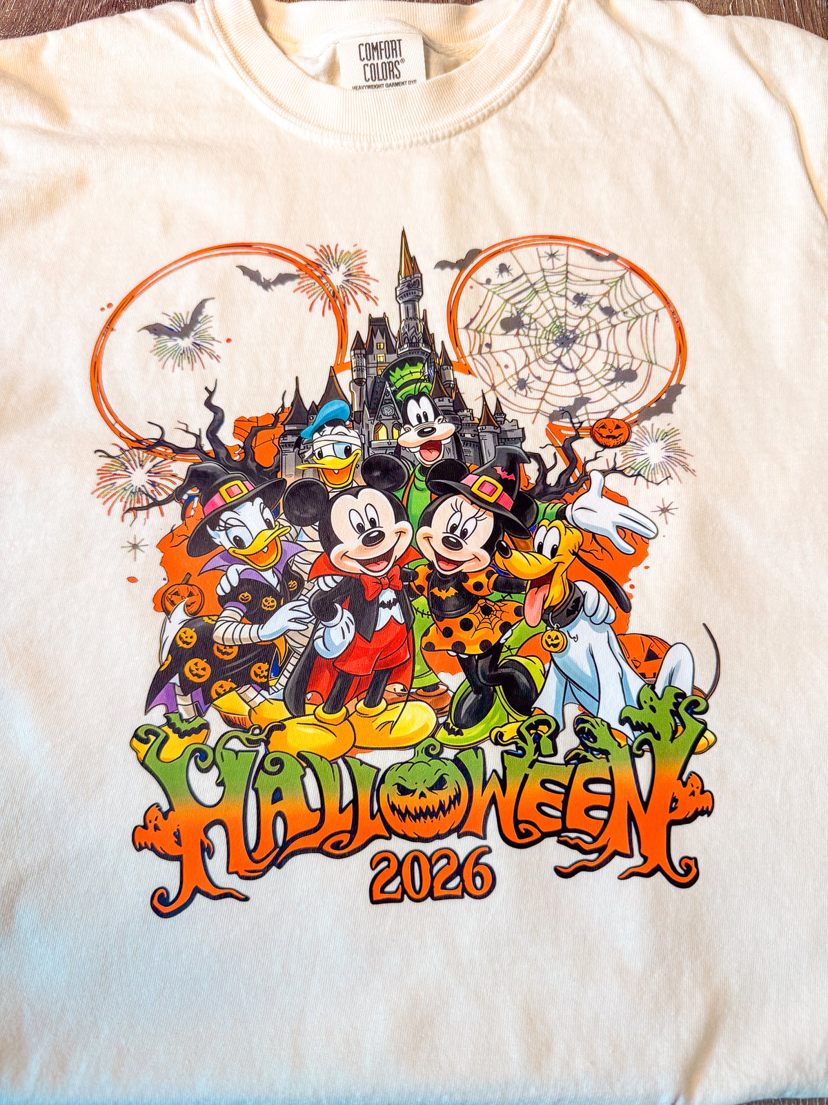 Halloween 2026 Mickey & Friends Comfort Colors Graphic Tee