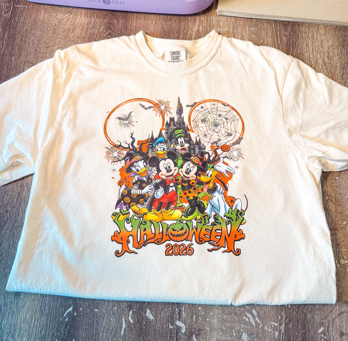 Halloween 2026 Mickey & Friends Comfort Colors Graphic Tee