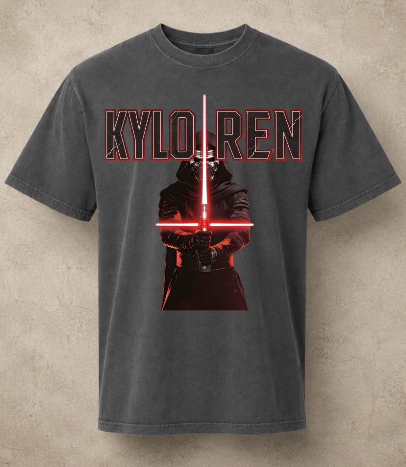 Kylo Ren Oversized Graphic T-Shirt