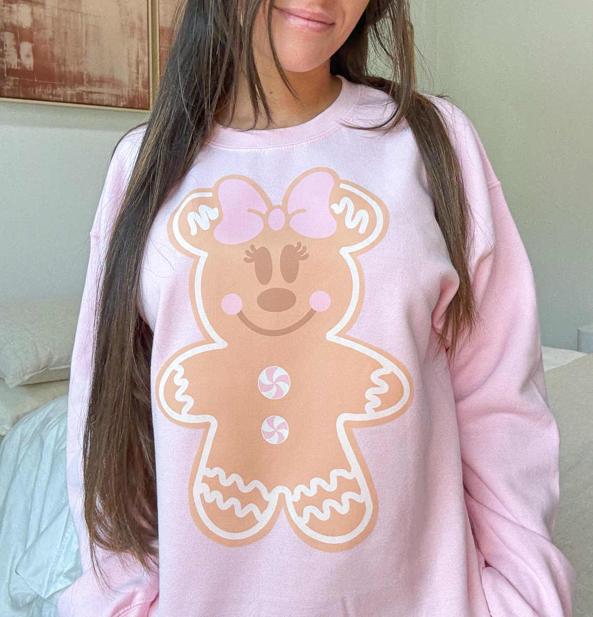 Minnie Mouse Gingerbread Sweatshirt