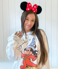 Mickey Sorcerer Oversized Graphic Sweatshirt