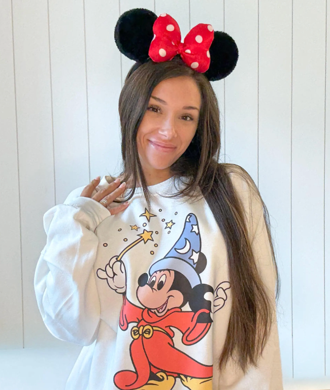 Mickey Sorcerer Oversized Graphic Sweatshirt