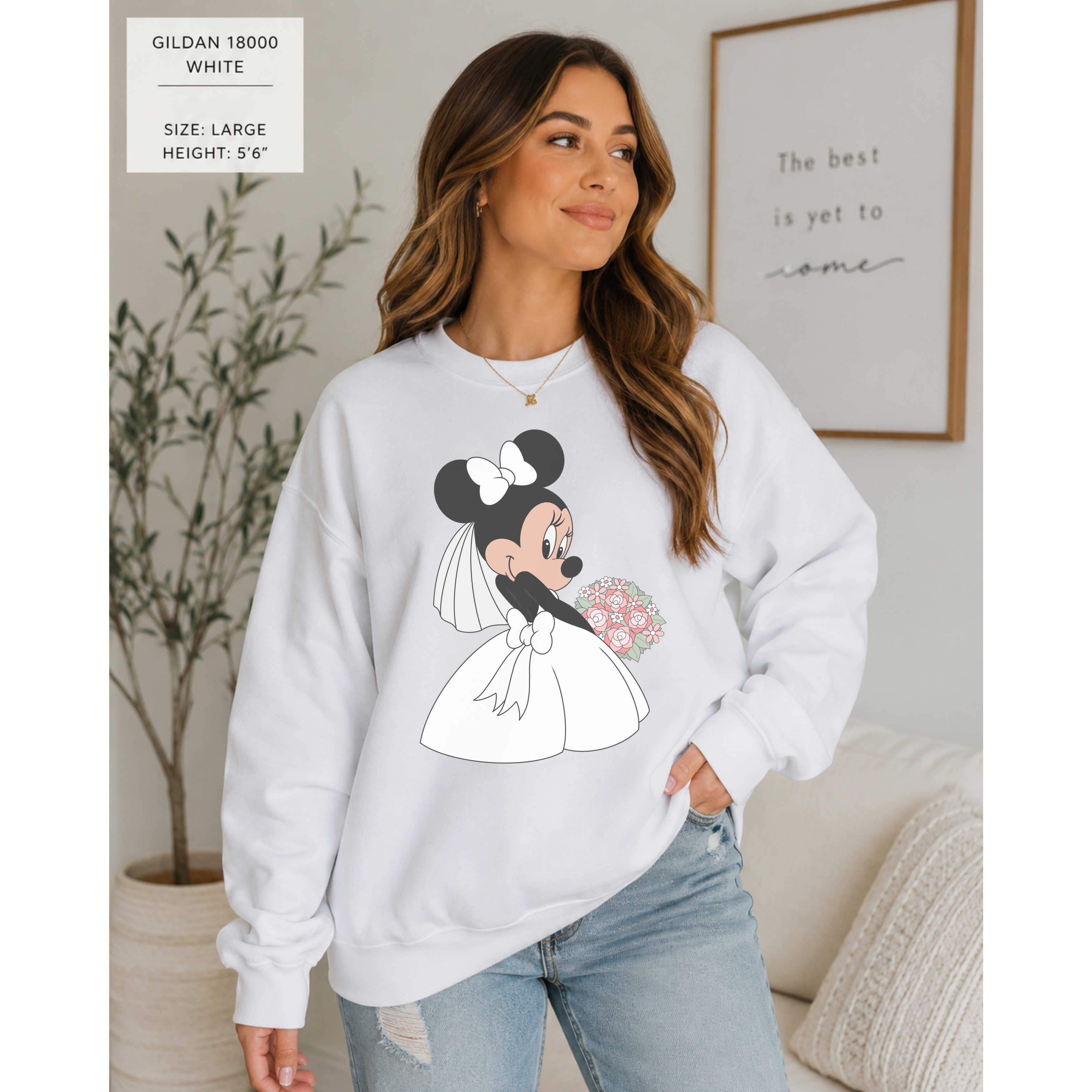Bride Minnie Sweatshirt