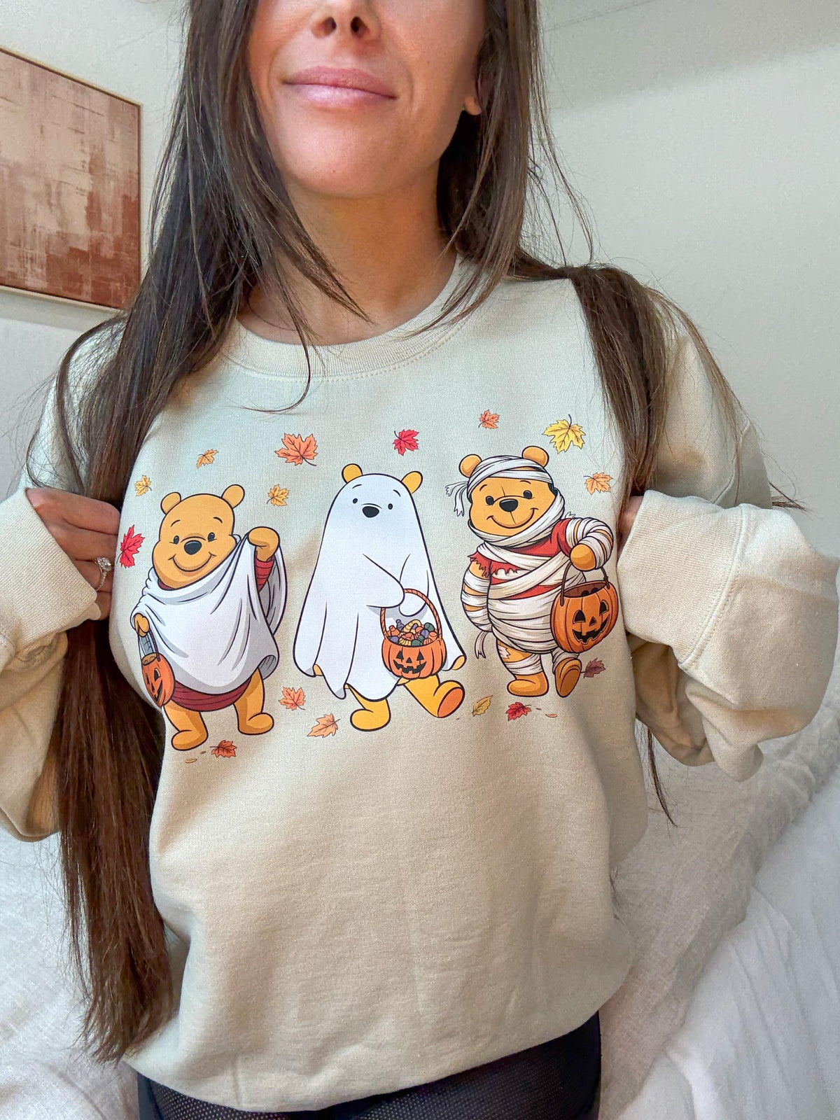Winnie The Pooh Halloween Graphic Sweatshirt
