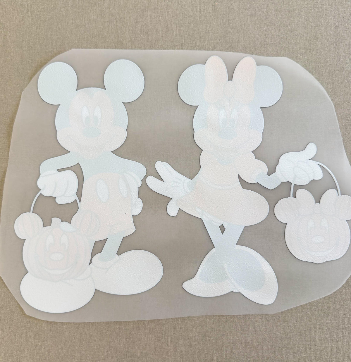 DTF Transfer: Mickey and Minnie Mouse Trick or Treat Disney Halloween Graphic