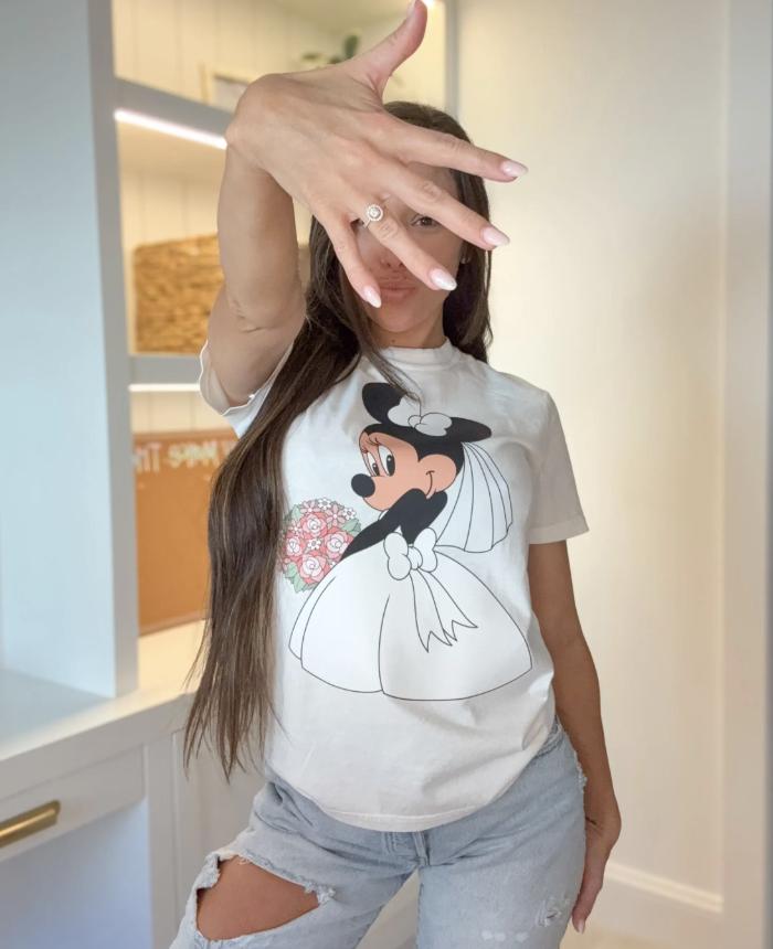 Bride Minnie Mouse DTF Transfer | Disney Wedding Iron On| Bridal Shower DIY