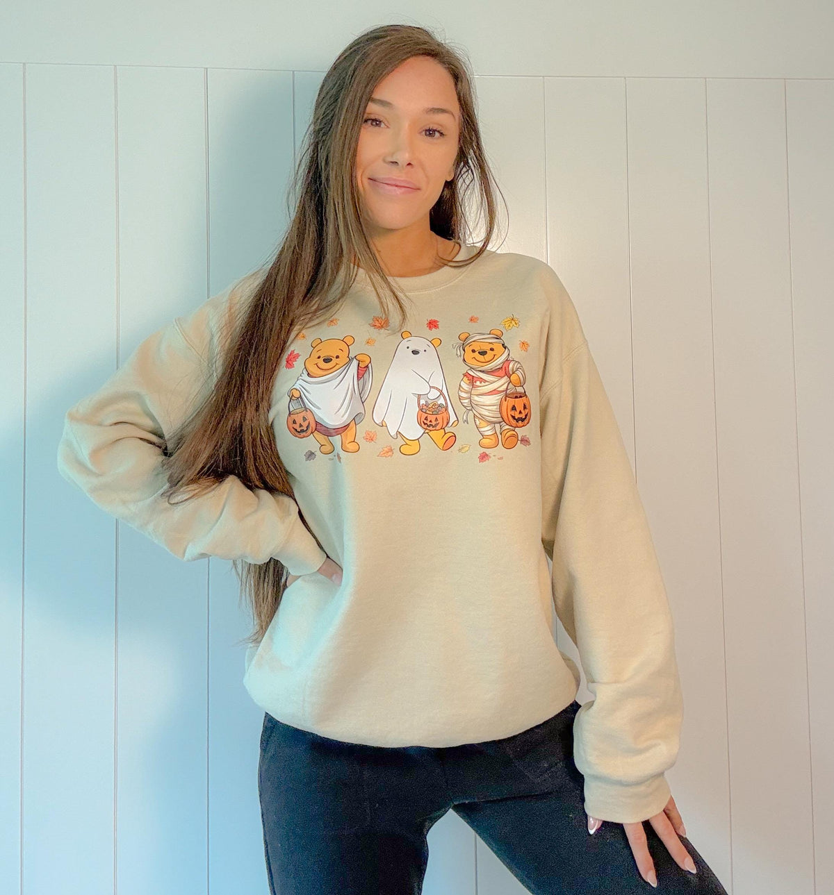 Winnie The Pooh Halloween Graphic Sweatshirt